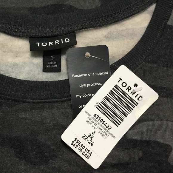 Torrid Drop Shoulder Sweatshirt - Picture 4 of 5